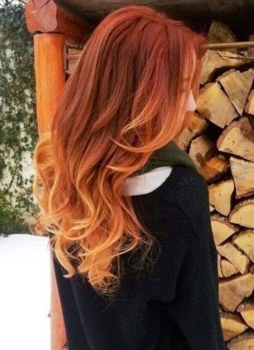Как сделать рыжий цвет волос