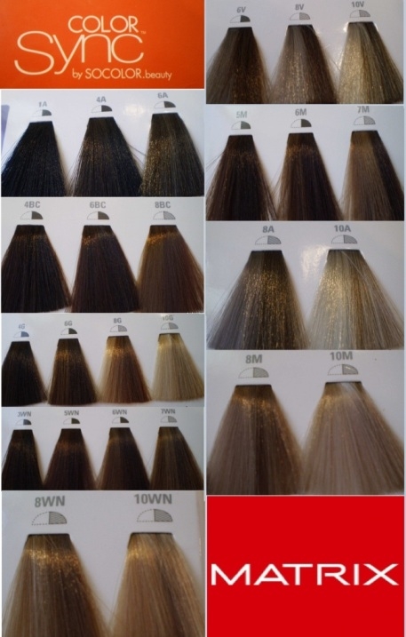 Краска матрикс 10аv фото на волосах