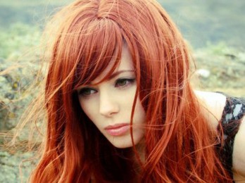 Яркий и стильный рыжий цвет волос